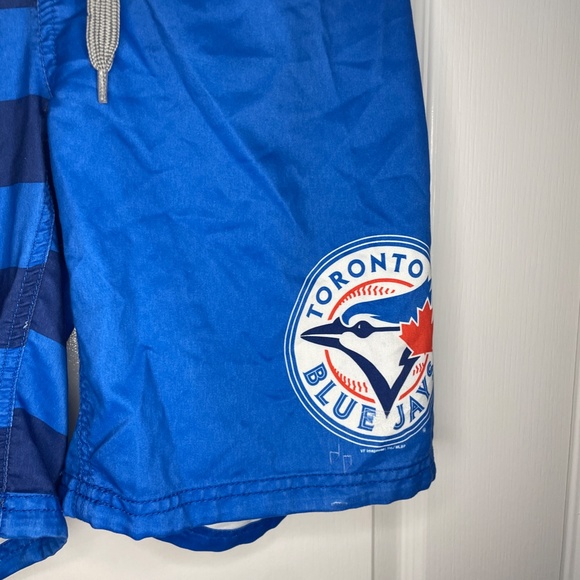 Striped Toronto Blue Jays Swim Shorts - Picture 3 of 6